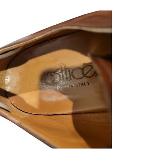 Botticelli Men's Dress Shoes Lace-Up - Brown EU 45 / US 11 - Made in Italy - Picture 9 of 12